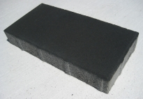 Baldosa NEGRA  40x20x6.